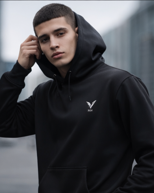 VEXA "The Silent" Heavyweight Hoodie - Onyx Black